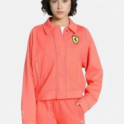 Puma Red Relaxed Fit Jacket-image-64