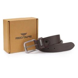 Red Tape Brown Leather Casual Belt-picture-13