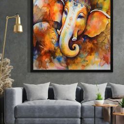 999Store Printed Brown Canvas Wall Art-image-89