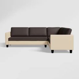 Godrej Interio Plenta Grey & Cream Pinewood 5 Seater LH Sofa-2