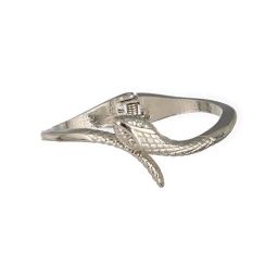 Prita by Priyaasi Studded Snake Silver-Plated Bracelet-22