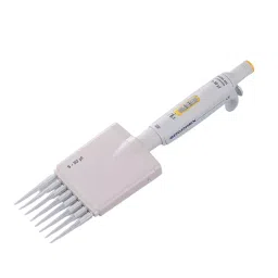 AS ONE 8-Channel Micropipette, 40-350 μL, 1-9349-04-58