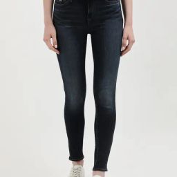 TOMMY HILFIGER Dark Blue Cotton Slim Fit Mid Rise Jeans-picture-9