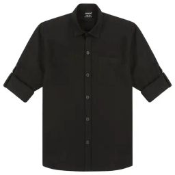 Charchit Boys Black Cotton Comfort Fit Shirt-image-51