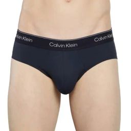Calvin Klein Navy Blue Regular Fit Briefs-image-15
