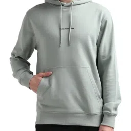 Calvin Klein Green Regular Fit Printed Hooded Sweatshirt-picture-44