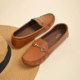 Rocia by Regal Women's Tan Casual Loafers-image-20