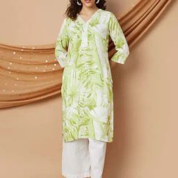 Melange By Lifestyle Sage Regular Fit Printed Kurtas-image-91