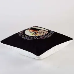 FNP Black Canvas Poly Duck Personalised Led Cushion For Her image 3