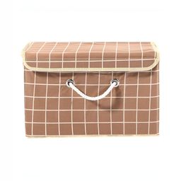 Aura Brown Multipurpose Storage Box With Lid & Handle image 3