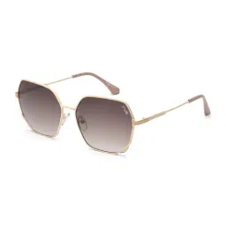 Irus Grey Hexagon UV Protection Sunglasses for Women-image-83
