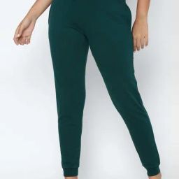 Allen Solly Green Cotton Track Pants-picture-25