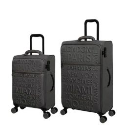 it luggage Citywide Grey Combo-Medium & Cabin 28 & 20 inches Soft Case Luggage Trolley with TSA Lock-picture-8