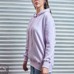 Bewakoof Lavender Relaxed Fit Hoodie-image-91