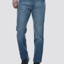 Numero Uno Dark Blue Straight Fit Mid Rise Jeans-image-49