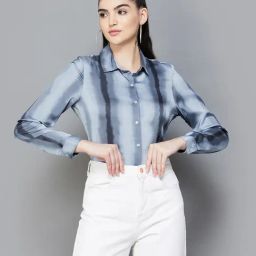 Code by Lifestyle Grey Striped Shirt-image-91
