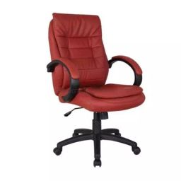 Stolica Leatherate Maroon High Back Office Chair, MI240-image-100