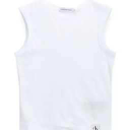 Calvin Klein Kids Bright White Cotton Regular fit Fit Top-picture-27
