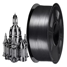 FiLAMONT 3D Printer Filament Pla Silk 1.75 mm Diameter, Silk Black-37