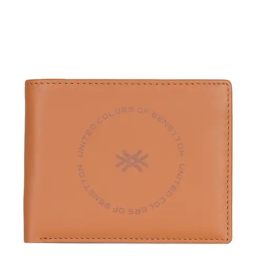 United Colors of Benetton Cormack Tan Casual Leather Bi-Fold Wallet for Men-image-70