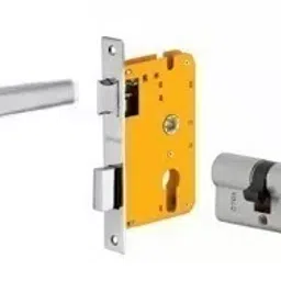 Dorset 60 mm Lever Handle Lock Set With Both Side Key Cylinder Stainless Steel HL CS-image-59