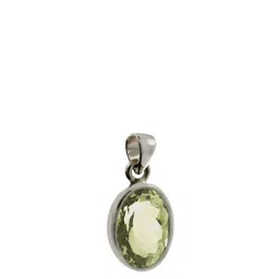 GenZcomplex Silver-Plated Oval Pendants-18