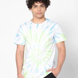 TeenTrums Boys White Tie & Dye T-Shirt-image-132