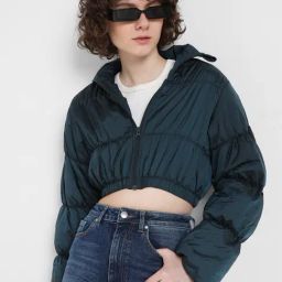 Only Teal Relaxed Fit Puffer Jacket-picture-41