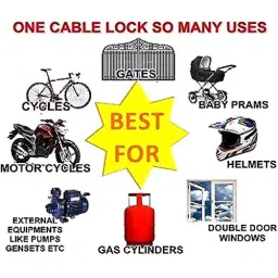 Cartronics 4 Digit Password Bike Number Lock for Bajaj Pulsar 220 DTS-i image 2