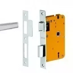 Dorset Silver Chrome Lever Handle Lock Set With Mortise Latch HL CS image 1