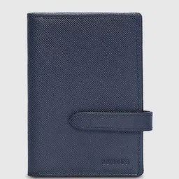 SENNES Unisex Embellished Leather Passport Holder with Passport Holder-16