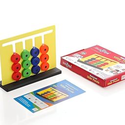 pingaksawilla toys Montessori Color & Pattern Matching Slide Puzzle Game for Kids – Educational Toy for Early Learning, Logical Thinking, Visual Memory & Fine Motor Skills – Multicolor Cognitive Board Game image 2