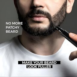 wall love "Beard Pencil Filler for Men – Mustache, Beard & Eyebrow Enhancer with Bristle Brush – Professional Grooming Kit for a Fuller, Defined Look" image 4
