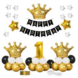 Shopperskart 1st Happy Birthday Party Decoration Multicolour - Pack of 81-image-91