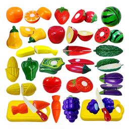 FunBlast Realistic Fruits & Vegetables Toys Play Set with Chopping Board & Knife - Multicolour-21