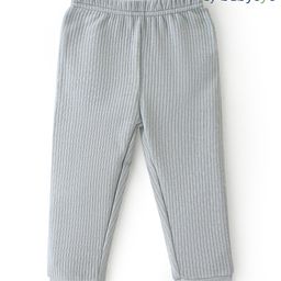 Babyoye Cotton Modal Full Length Solid Colour Thermal Pant - Grey-image-38