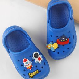 Cute Walk by Babyhug Clogs Space Appliques - Dark Blue-picture-10