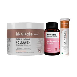 HK VITALS Set Of 3 Multivitamin - 30 Tablets- Glutathione - 15 Tablets & Collagen- 100g-13
