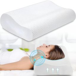 Aetrius Cervical Contour Memory Foam Orthopedic Pillow-53