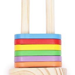 opa toys Wooden Magnetic Floating Stacker Building Block Set (9 Pieces) image 5