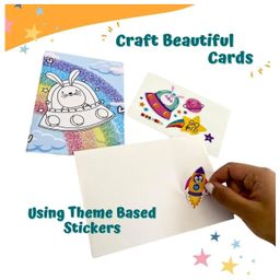 Craftopedia Diy 4 In 1 Canvas Painting Art & Craft Set - Outer Space image 5