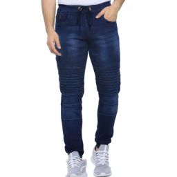 Campus Sutra Dark Blue Slim Fit Jeans-picture-5