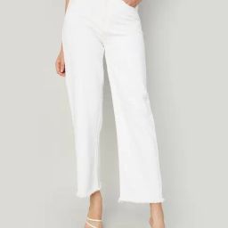 Colour Me by Melange White Regular Fit Mid Rise Trousers-image-42