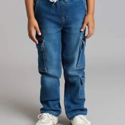Ed-A-Mamma Boys Blue Denim Washed Jeans-image-114