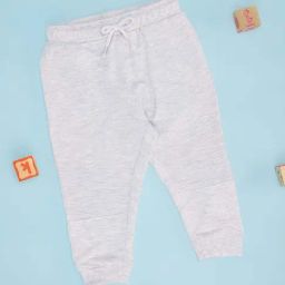 Pantaloons Baby Boys Lily White Cotton Solid Track Bottoms & Joggers-image-36