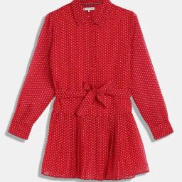 Tommy Hilfiger Red Star Printed Regular Fit Dress-image-14