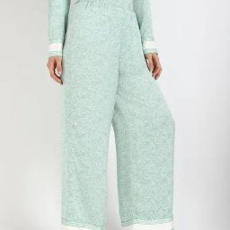 Tommy Hilfiger Womens Illustrated Wave & Fort Green Loose Fit Trouser-image-3