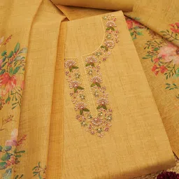 Soch Printed Linen Unstitched Dress Material-image-18