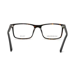 Police VPLF74K54714FR Havana Rectangular Eye Frame for Men image 4