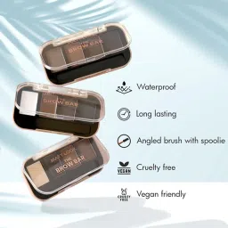 Matt Look The Brow Bar Eyebrow Palette 01 Soft - 8 gm image 3